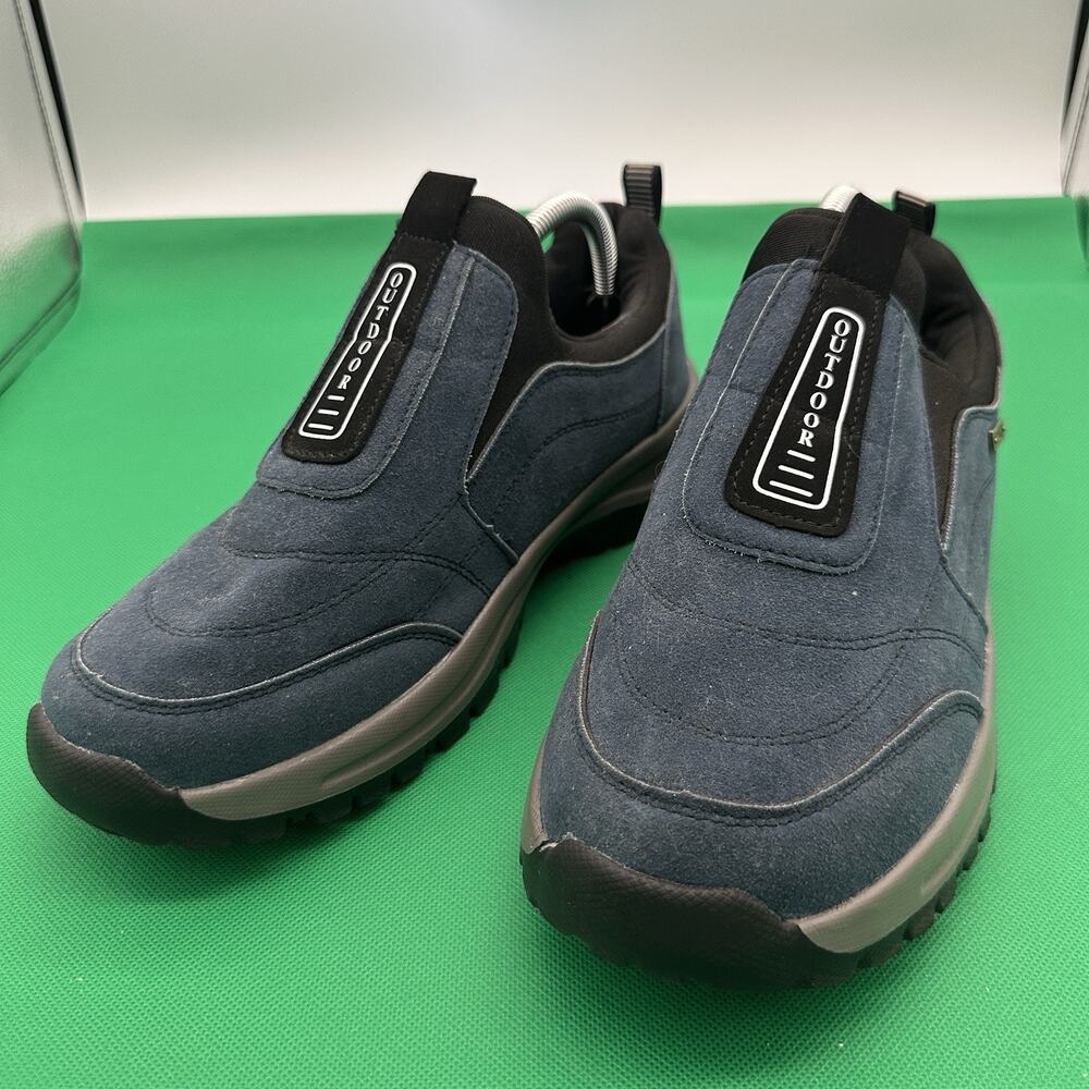 Men's Orthopedic Slip On Waterproof Hiking Shoes Suede Walking Sneakers Sz 43 10